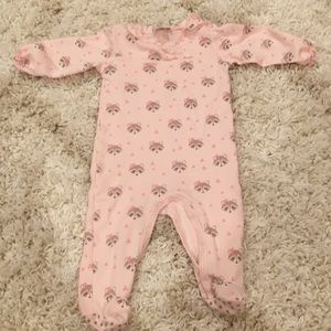 *SOLD* Pink baby sleeper/play suit